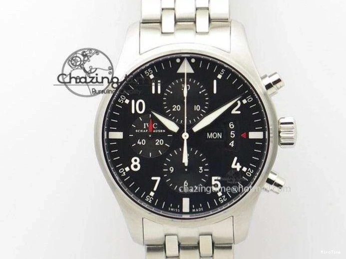 MIROTIME 0101 Pilot Black Ace BLSF 1:1 Best Edition White Lume Dial on Black Nylon Strap MIYOTA OnTrend 7021